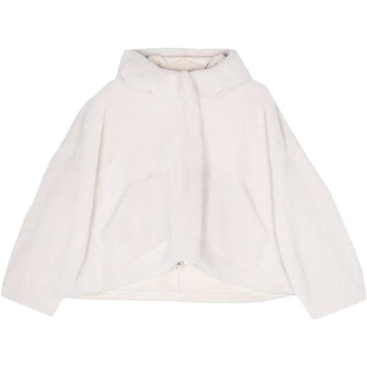 Blancha cappotto reversibile - bianco