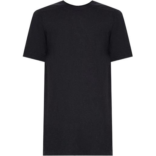 Rick Owens t-shirt girocollo a maniche corte - nero
