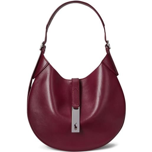 Polo Ralph Lauren borsa polo id con manico curvo - rosso
