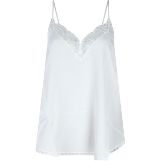 Zadig&Voltaire top in seta - bianco