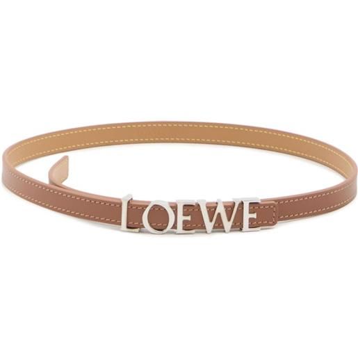 LOEWE cintura con applicazione - marrone