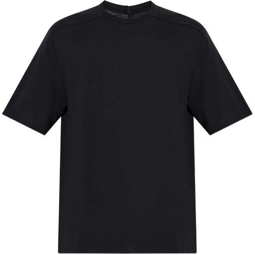 Rick Owens t-shirt girocollo a maniche corte - nero