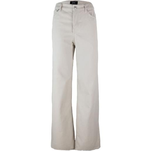 A.P.C. pantaloni a coste - toni neutri