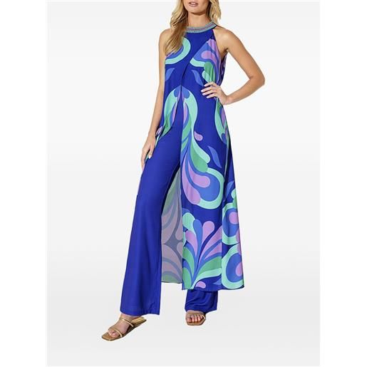 Allure abito con stampa - blu