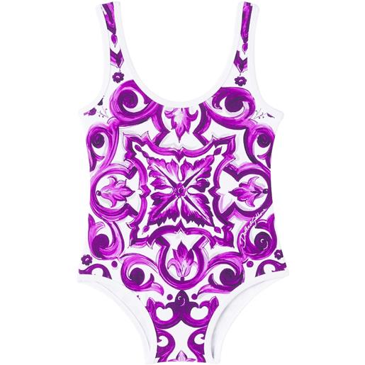 Dolce&Gabbana Kids baby - costume intero con stampa