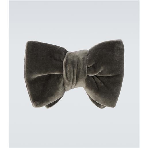 Tom Ford papillon in velluto di cotone