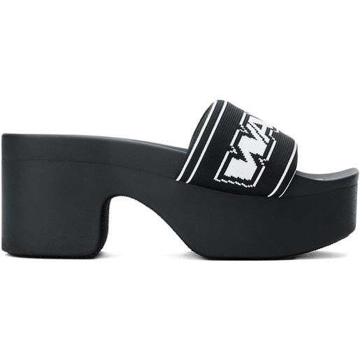 Alexander Wang sandali con plateau - nero