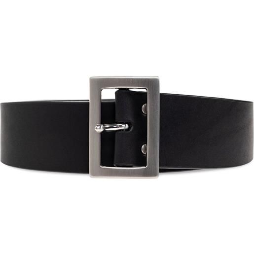 Rick Owens cintura in pelle - nero