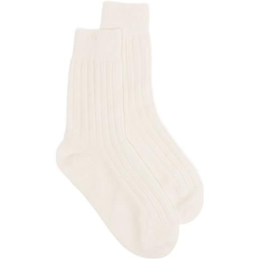 TOM FORD calzini a coste - bianco