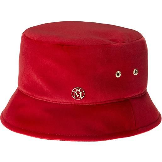 Maison Michel cappello bucket con applicazione - rosso
