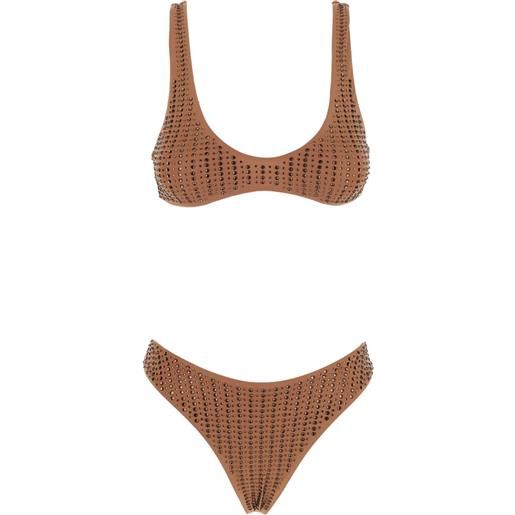 VENUJA bikini con strass - marrone