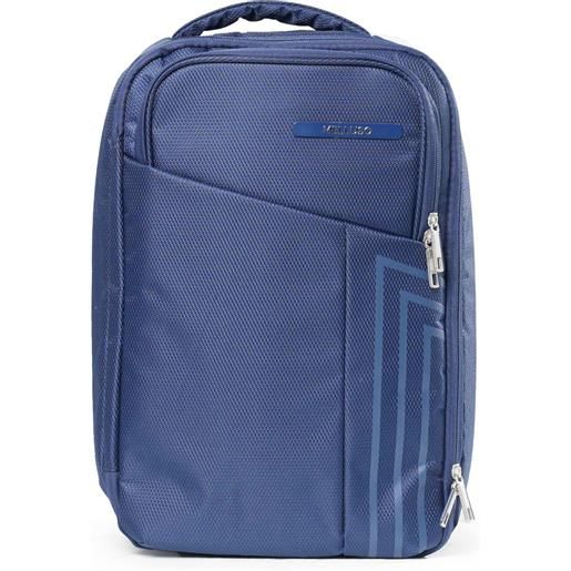 Melluso zaino da viaggio in tessuto blu navy