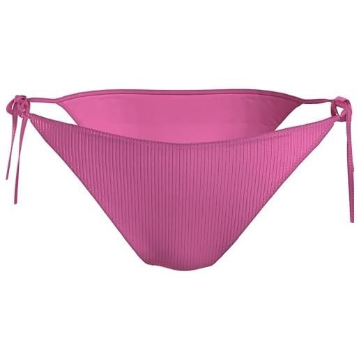 Calvin Klein slip bikini donna da legare, rosa (bold pink), xs