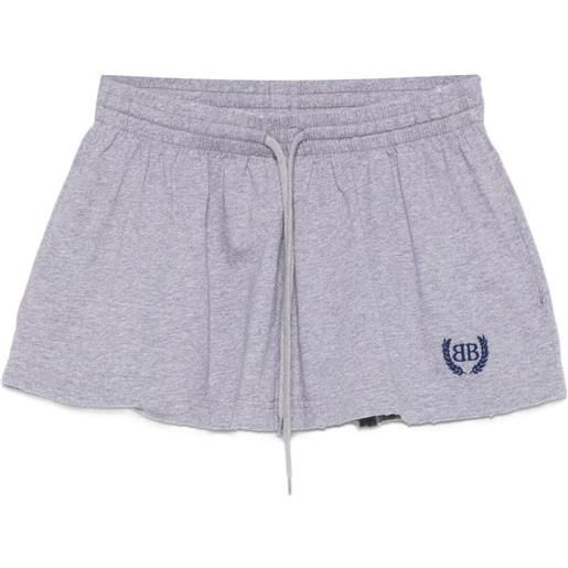 Balenciaga gonna laurel con coulisse - grigio