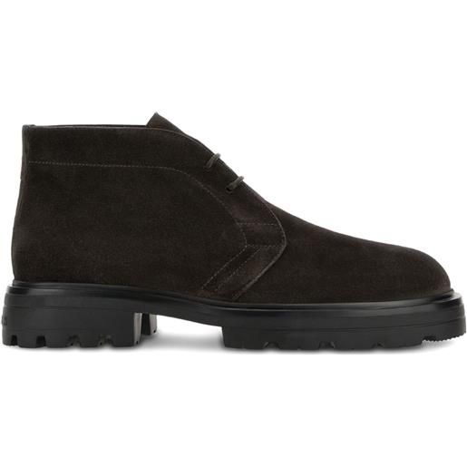 Hogan stivali in pelle scamosciata - nero