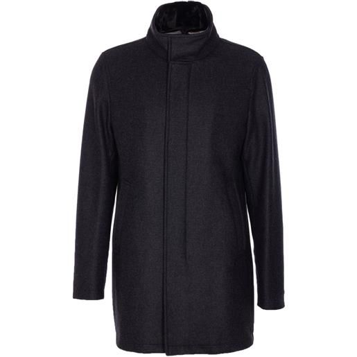 Herno cappotto a collo alto - grigio