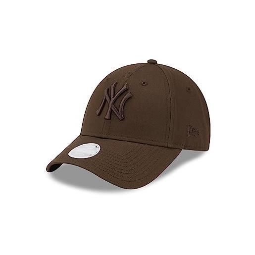 New Era york yankees mlb league essential tonal walnut 9forty adjustable women cap - one-size