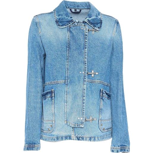 Fay mini 3 ganci denim- sfoderato