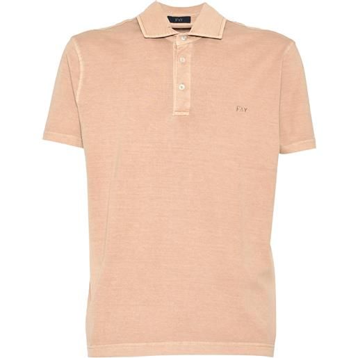Fay polo Fay jersey frosted embroidery