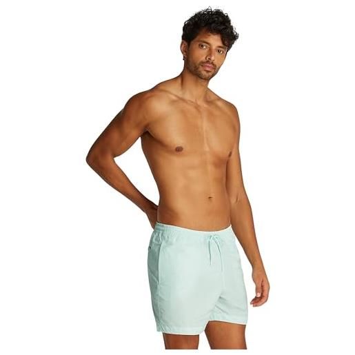 Calvin Klein uomo pantaloncino da bagno medium drawstring con coulisse, grigio (moonlight jade), s