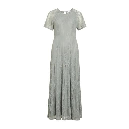 Vila vifemma s/s lace dress - noos/dc, green milieu, xs