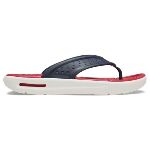Crocs inmotion flip, infradito uomo, marina militare, 45/46 eu
