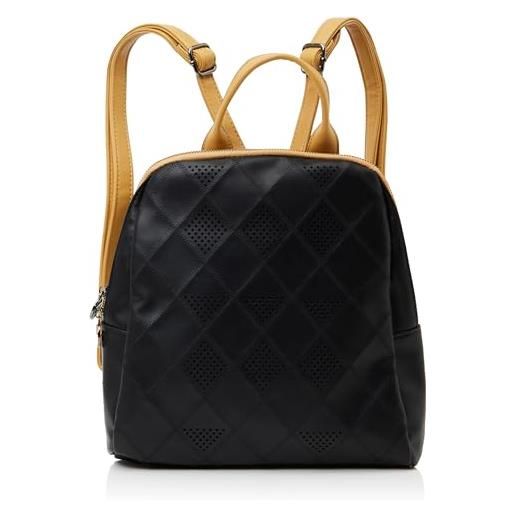 AmbraModa GLX09 – Borsa In Vera Pelle Donna, Fatta A Mano In Italia, 28/24/13cm, Colore Petrolio - 2