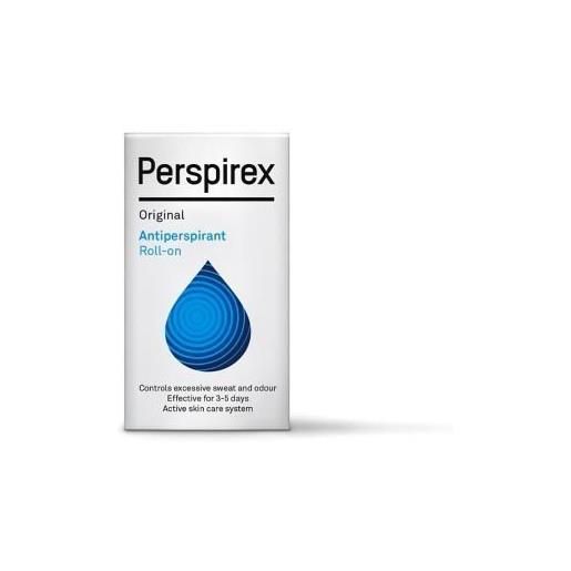 Perspirex original deodorante roll-on ad azione antitraspirante, 20 ml, confezione da 6 (etichetta in lingua italiana non garantita)