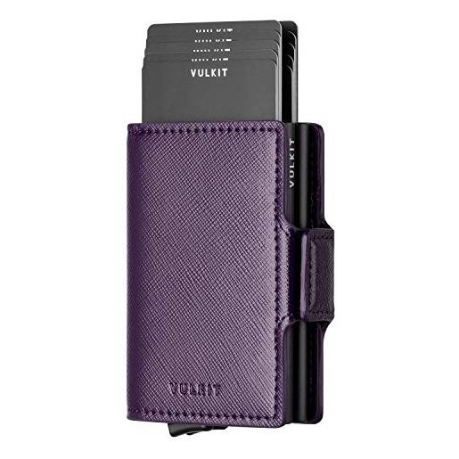 Portafoglio Metallico Gun Metal &ndash; Porta Carte Alluminio &ndash; RFID &ndash; Unisex &ndash; Syrios Gifts