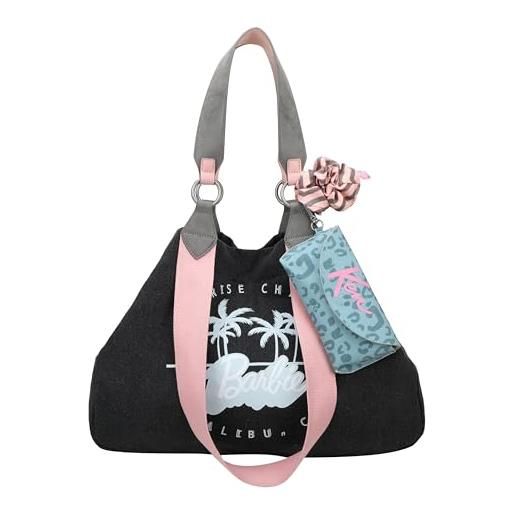 Fritzi aus Preussen fritzi aus preußen izzy medium malibu denim limited barbie shoulder bag blacky