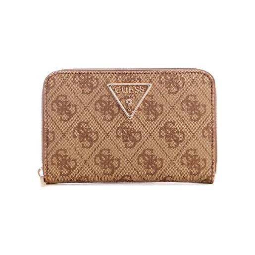 Guess laurel, accessori da viaggio-portafogli donna, latte logo, 3-14-9cm