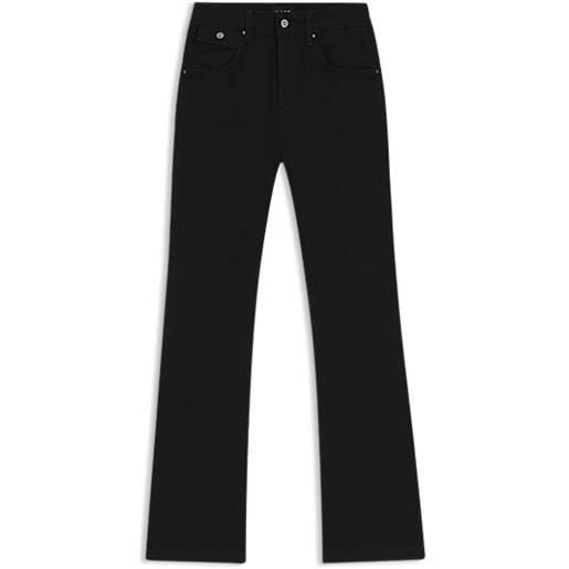 BOSS jeans bootcut in denim elasticizzato nero, nero