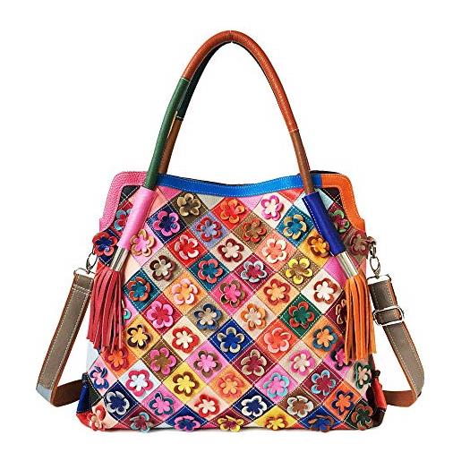 Borsa A Tracolla Eysee In Pelle | Colorata, Con Manico E Tracolla Regolabile | Per Donna, Spazio Ampio E Pratico - Foto 2