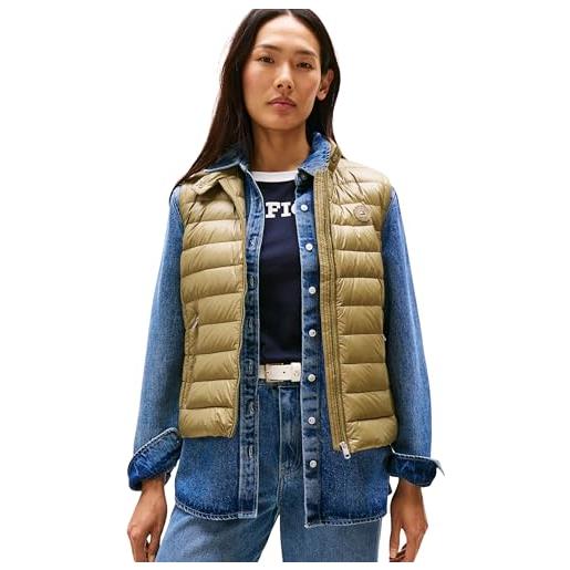 Tommy Hilfiger donna gilet con collo a lupetto, beige (beige), xl