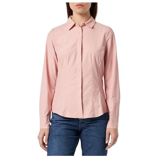 Pinko nelly maglia felpa logo ricama maglietta a maniche lunghe senza collo, z15_bianco nembo, s donna