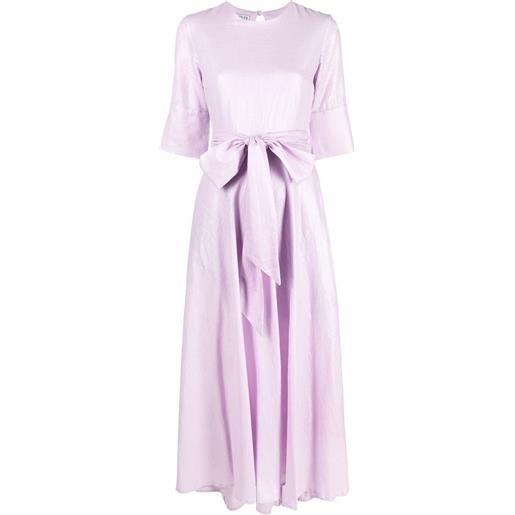 Baruni abito lungo svasato danica - viola