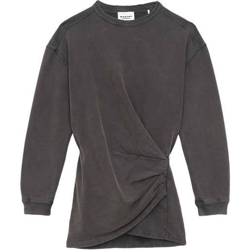 MARANT ÉTOILE abito corto pipper - grigio