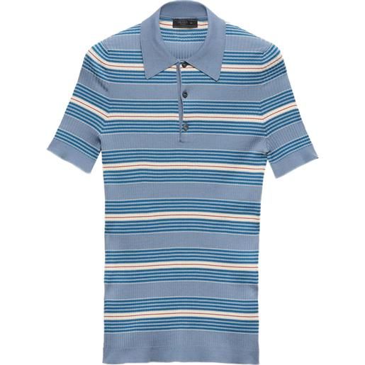 Prada polo a coste - blu