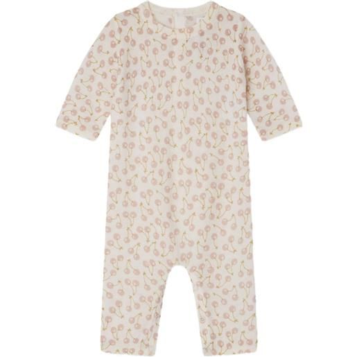 Bonpoint tuta intera con stampa - bianco