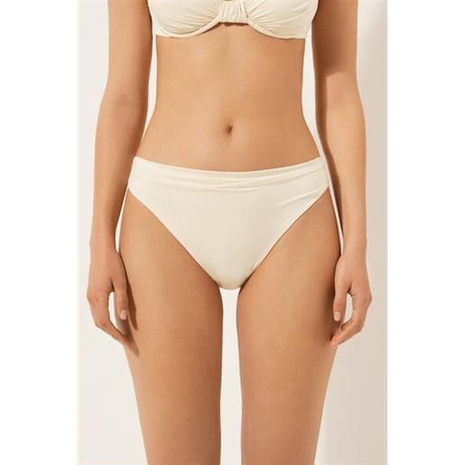 Calzedonia slip costume shiny satin avorio