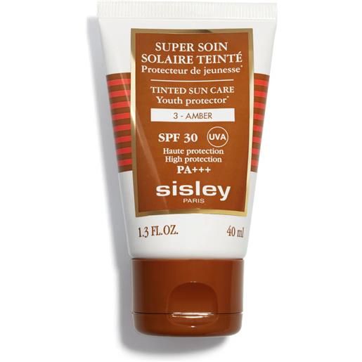 Sisley super soin solaire teinté spf30 40ml - 3 amber