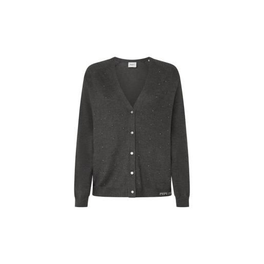 Pepe Jeans per donna. Pl702186 cardigan halo grigio [3184204], casual, acrilico