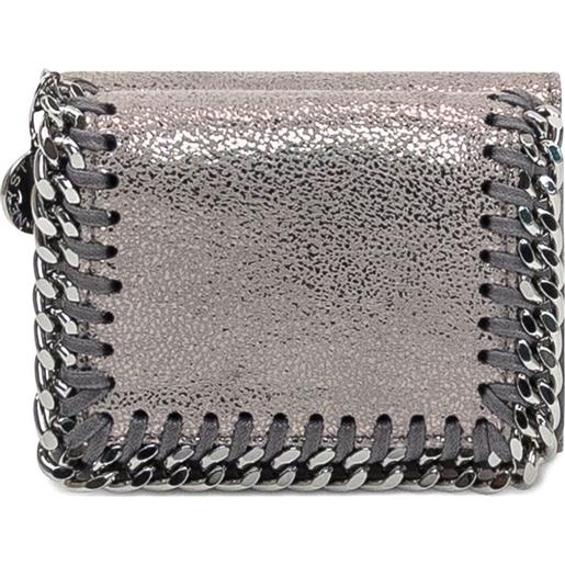 Stella McCartney portafoglio falabella con catena - argento
