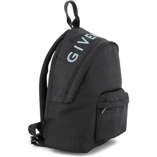 Givenchy Kids zaino con logo ricamato - nero