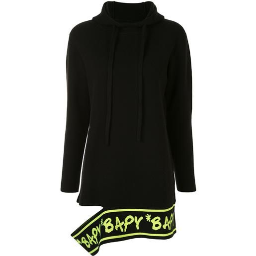 BAPY BY *A BATHING APE® felpa con cappuccio - nero