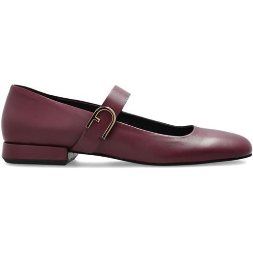Furla ballerine con fibbia - viola