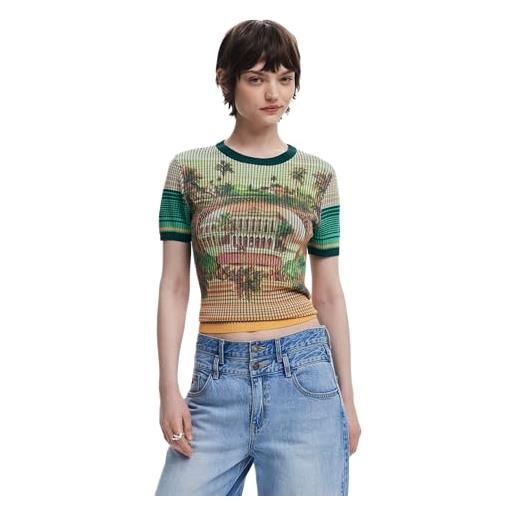 Desigual ts_africa, 4034 green adventure, l