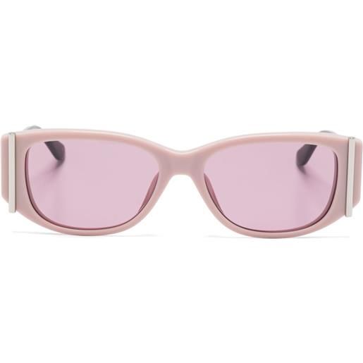 Alexander McQueen Eyewear occhiali da sole squadrati - rosa