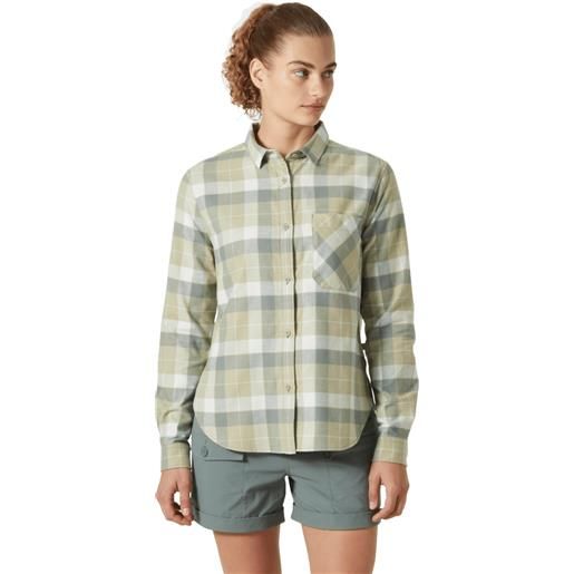 HELLY HANSEN w lokka flannel ls sht maglia trekking donna