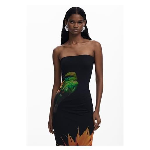 Desigual swim_colibrí strapless, 2000 black, l